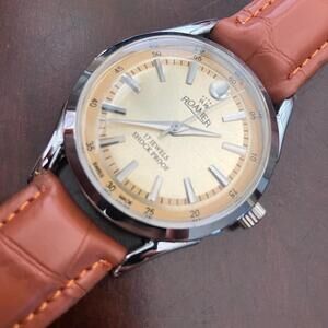 RARE Roamer AM014 Mechanical NEW Old Stock‎ Mens 1970s Watch